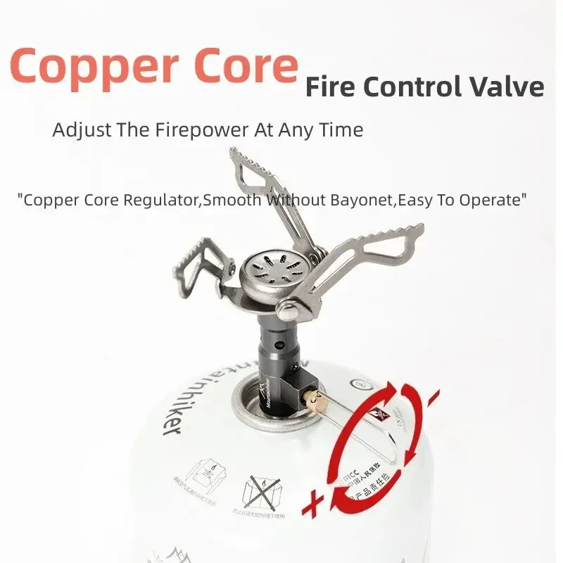 MOUNTAINHIKER Camping Tourist Burner Big Power Mini Gas Stove Cookware Folding Portable Outdoor Picnic Barbecue Survival Furnace - Image 4