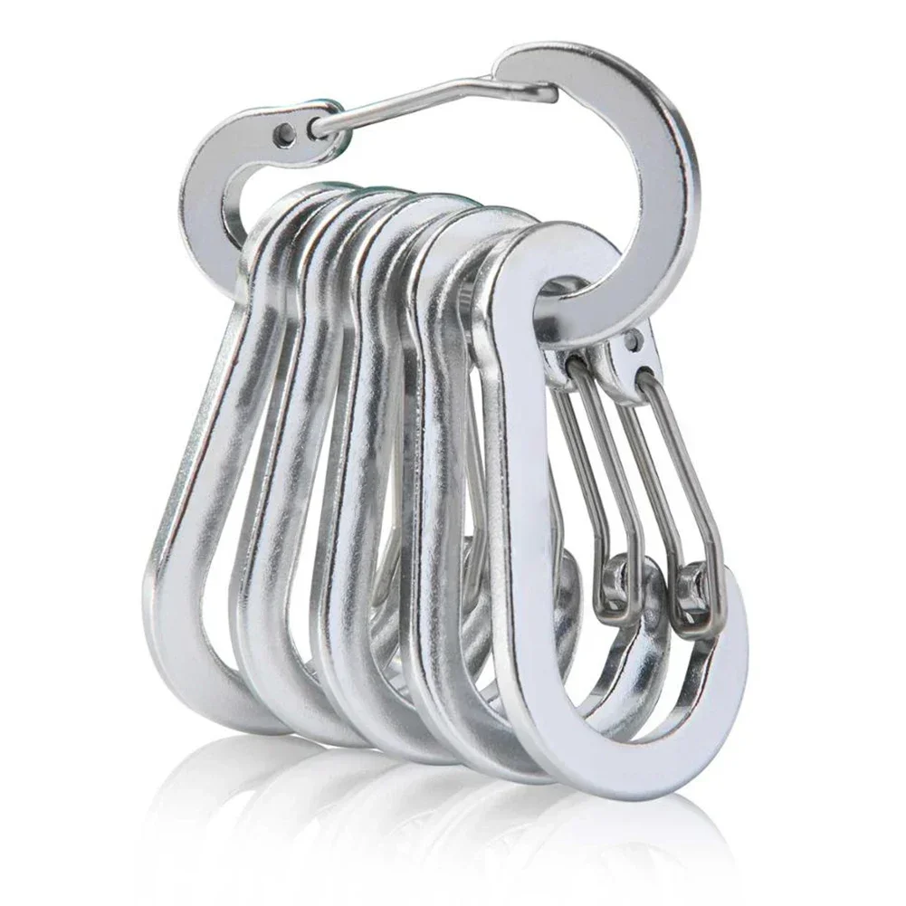 Aluminum Carabiner Clip Set (6-Pack) - Image 11
