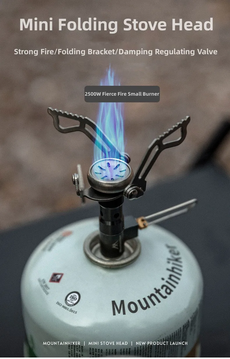 MOUNTAINHIKER Camping Tourist Burner Big Power Mini Gas Stove Cookware Folding Portable Outdoor Picnic Barbecue Survival Furnace - Image 8