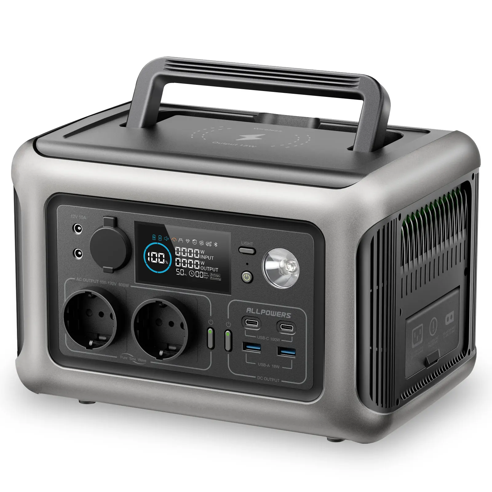 ALLPOWERS R600 portable power station 600W camping generator