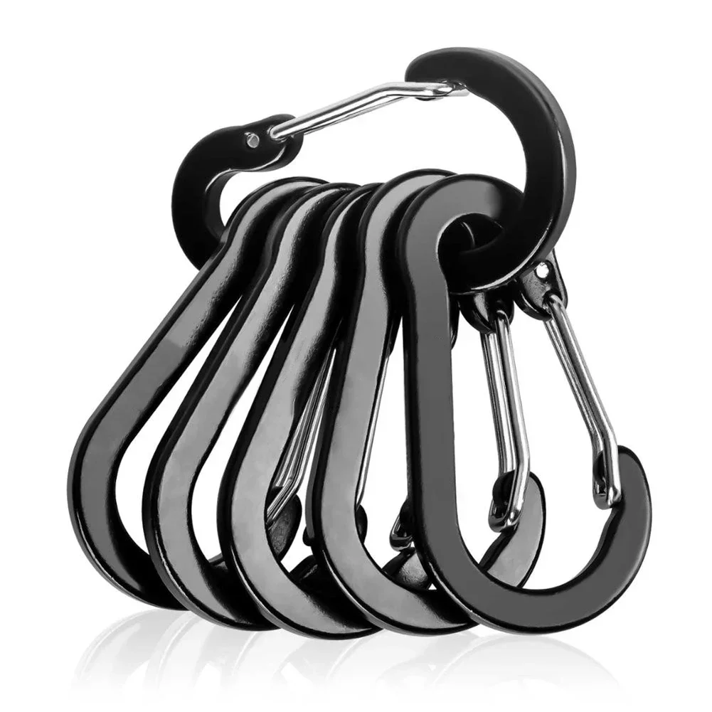 Aluminum Carabiner Clip Set (6-Pack) - Image 13