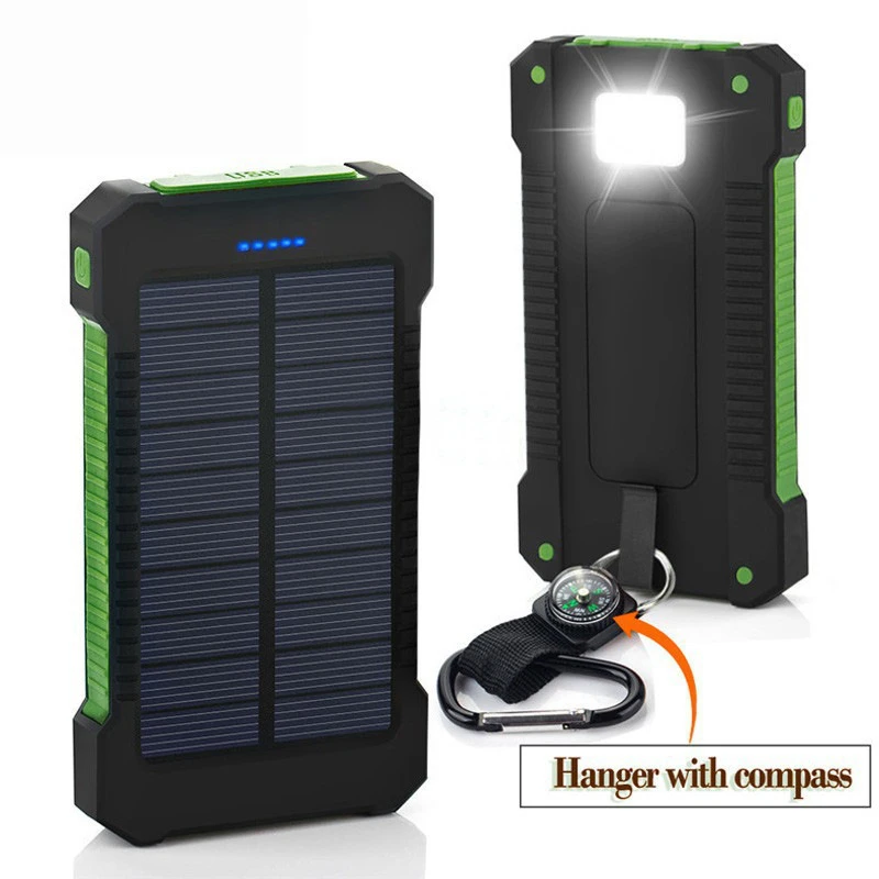 500000mAh Waterproof Outdoor Solar Power Bank Dual USB Travel Portable Solar Charger SOS Flashlight for iPhone Xiaomi Huawei - Image 5