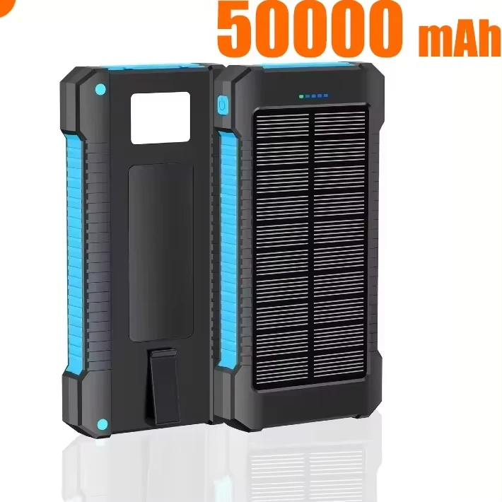 500000mAh Waterproof Outdoor Solar Power Bank Dual USB Travel Portable Solar Charger SOS Flashlight for iPhone Xiaomi Huawei - Image 17