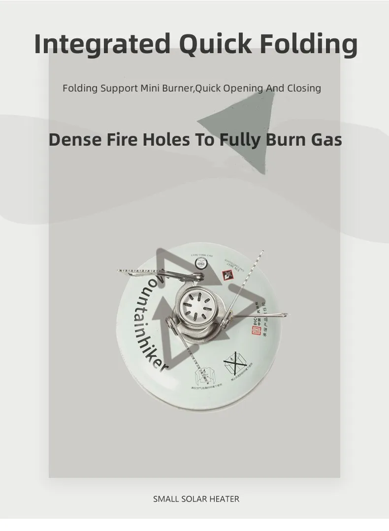 MOUNTAINHIKER Camping Tourist Burner Big Power Mini Gas Stove Cookware Folding Portable Outdoor Picnic Barbecue Survival Furnace - Image 9