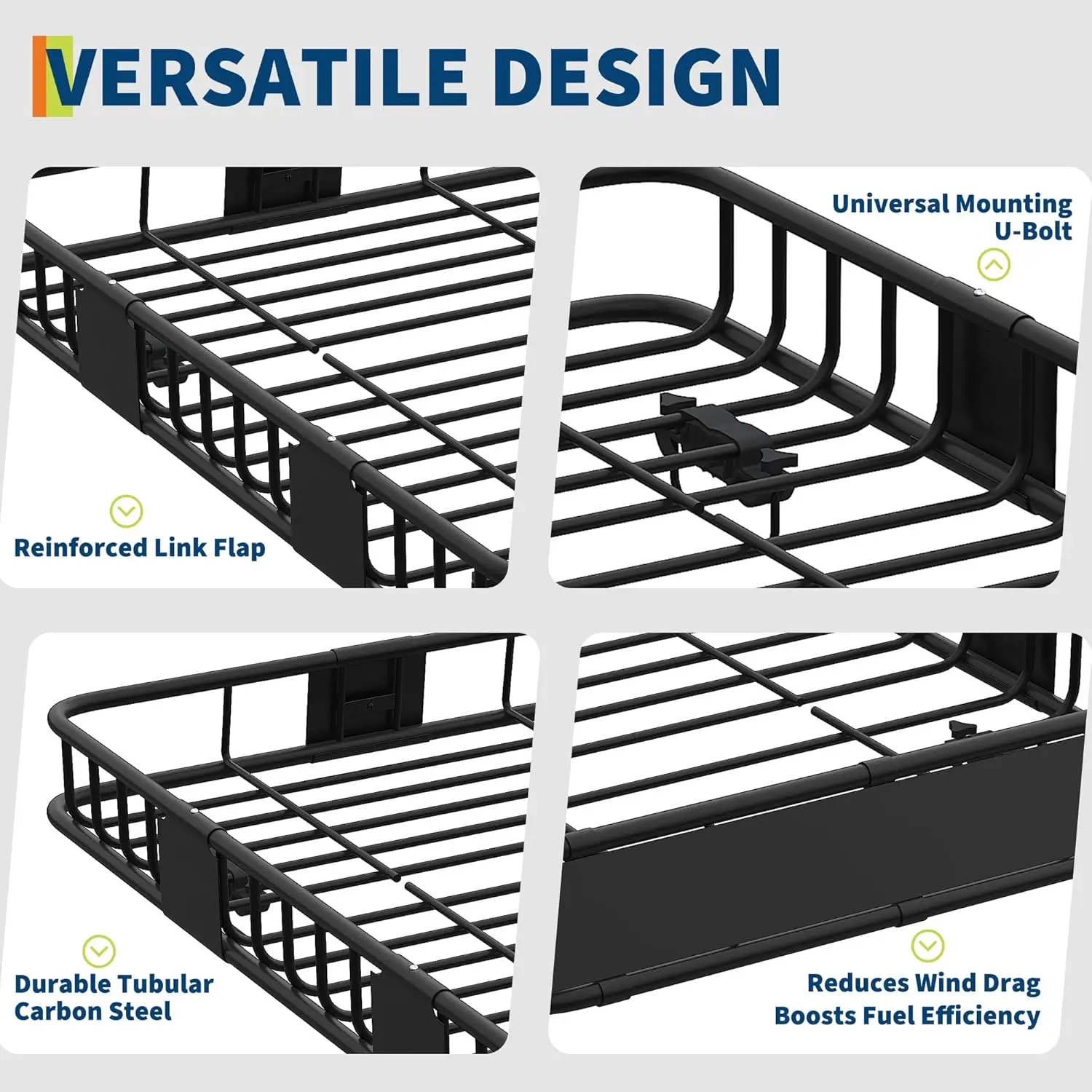 Heavy Duty Steel Roof Rack Basket - Image 4