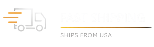 Fast Shipping – Ships From USA Fast shipping badge with delivery truck icon and express shipping from USA