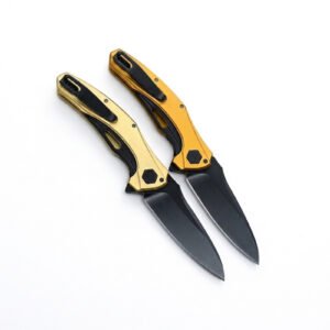 Premium Folding Survival Pocket Knife with Sharp Steel Blade