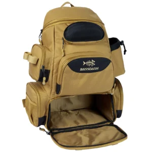 Bassdash fishing tackle backpack with organized gear storage