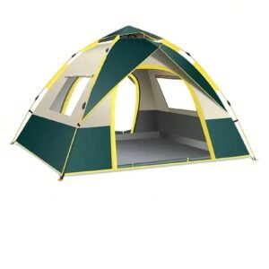 Automatic waterproof camping tent quick-open green shelter