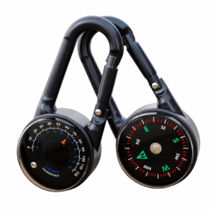 Compass keychain clean centered featured image