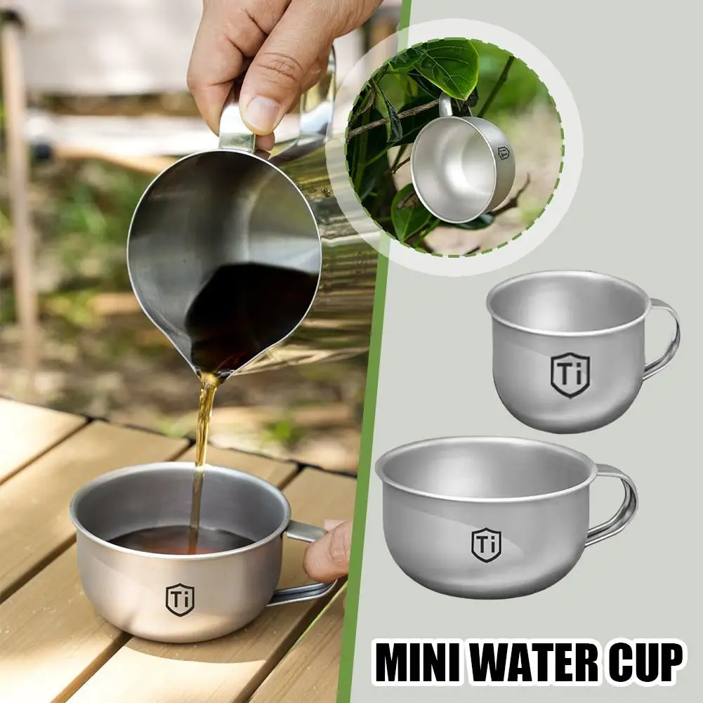Titanium Camping Mug Set with Foldable Handle - Image 10