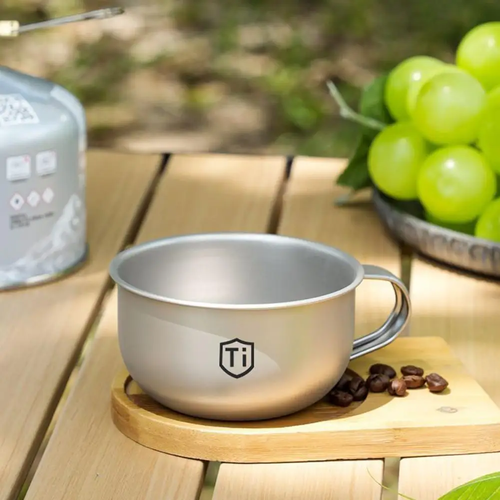 Titanium Camping Mug Set with Foldable Handle - Image 14