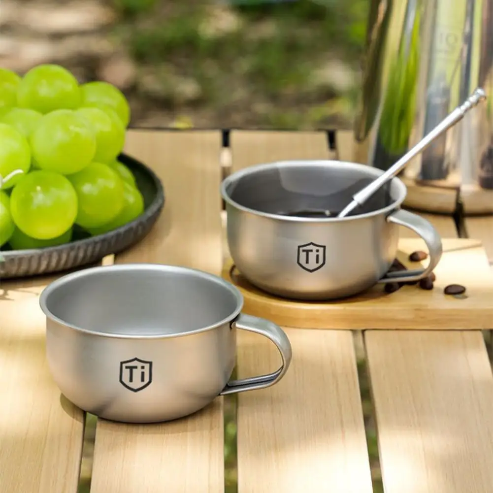 Titanium Camping Mug Set with Foldable Handle - Image 15