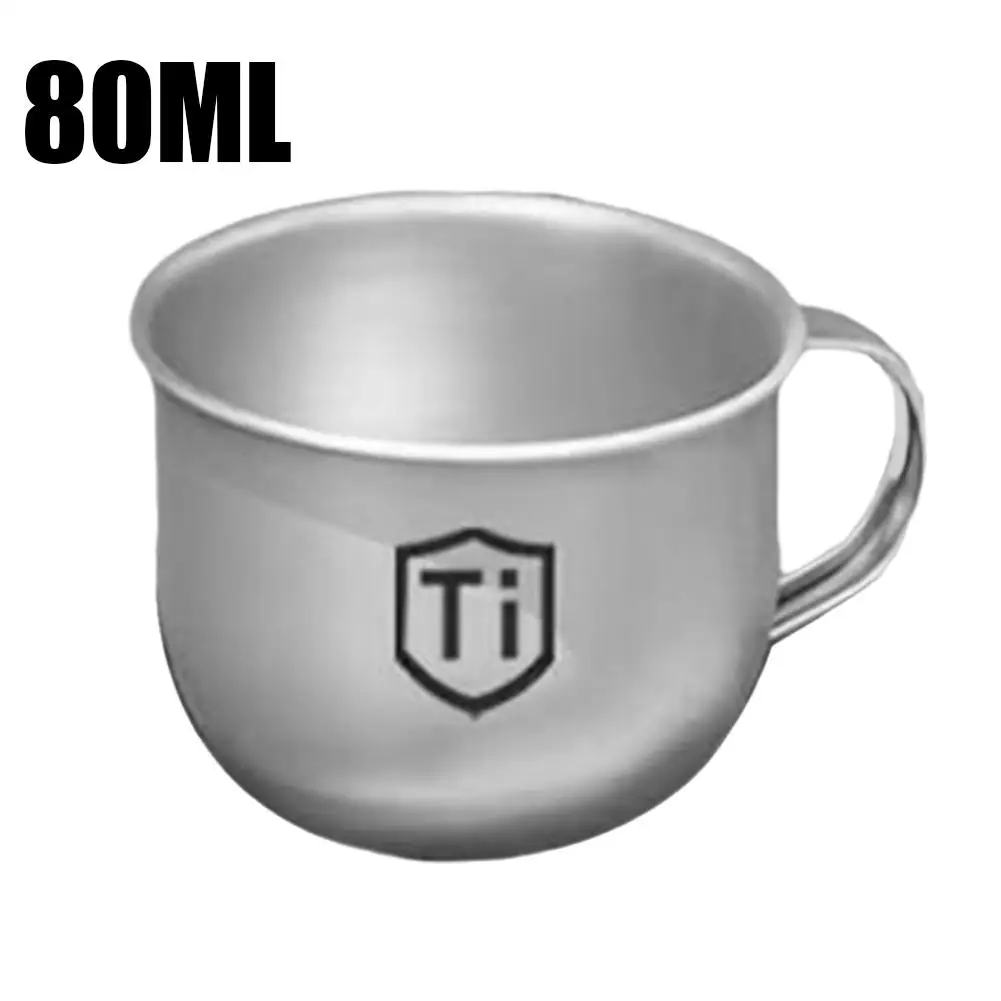 Titanium Camping Mug Set with Foldable Handle - Image 8