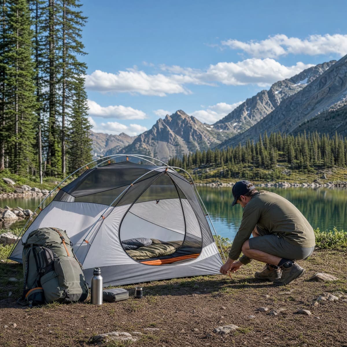 Camping gear outdoor store