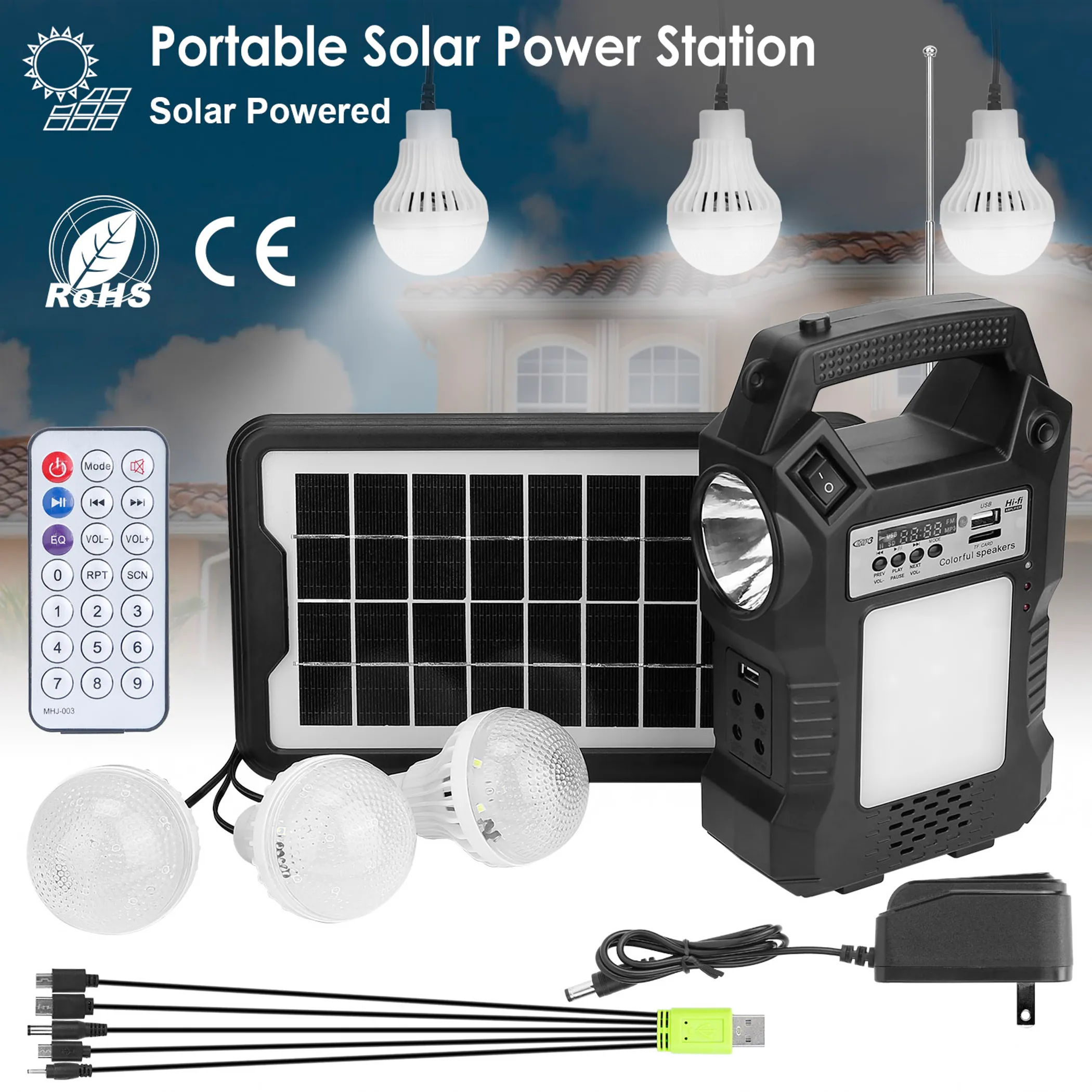 Solar Power Station with Panel - Image 3