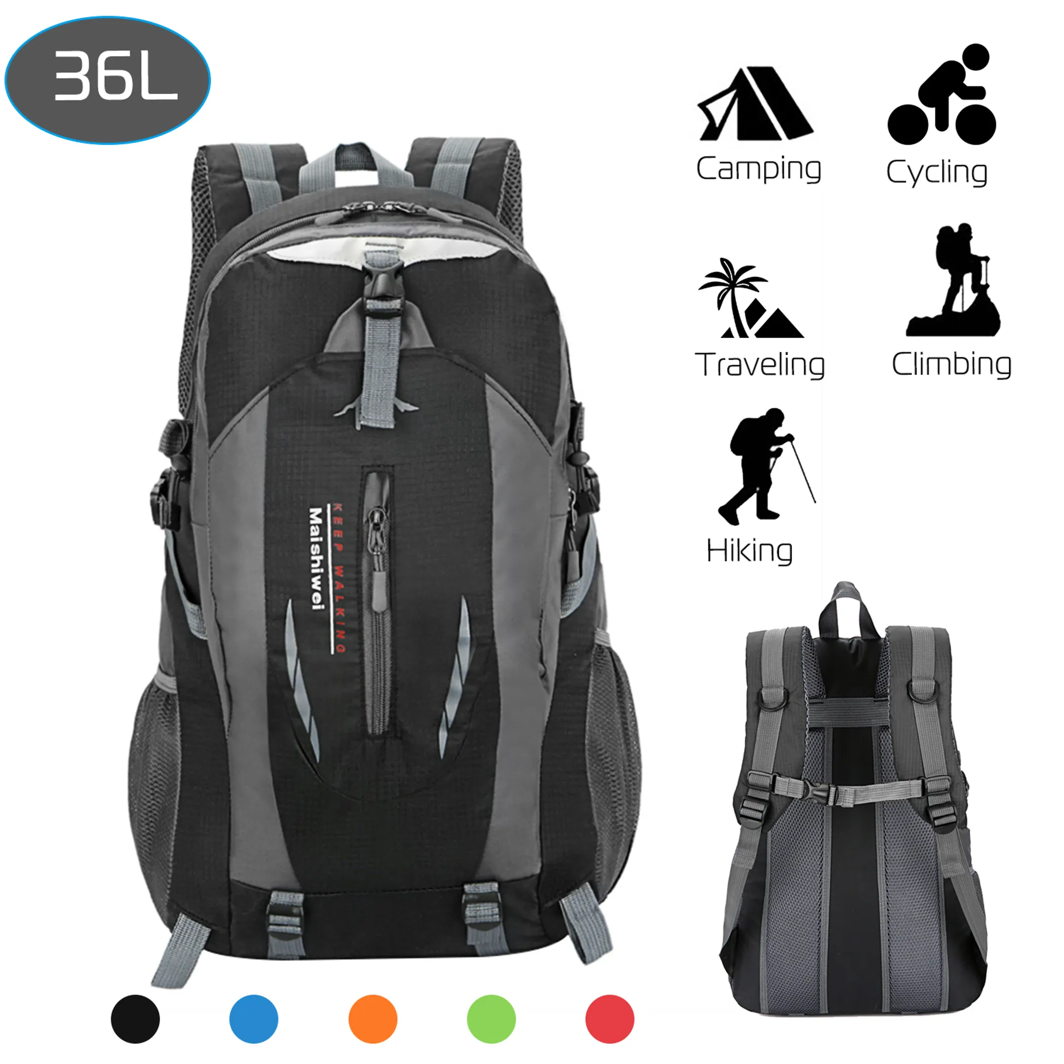 Water-Resistant Hiking Daypack - Image 4