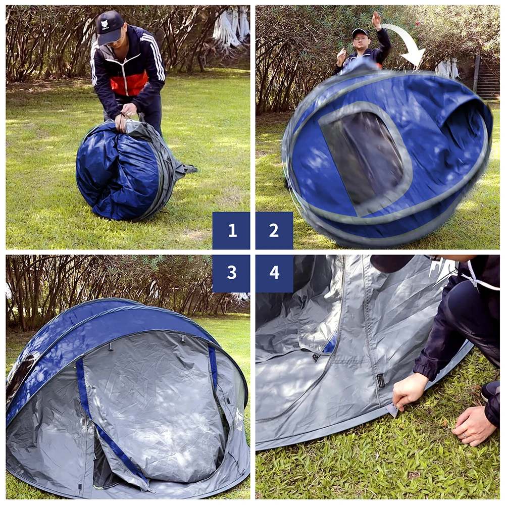 Night Cat Pop-Up Camping Tent - Image 5