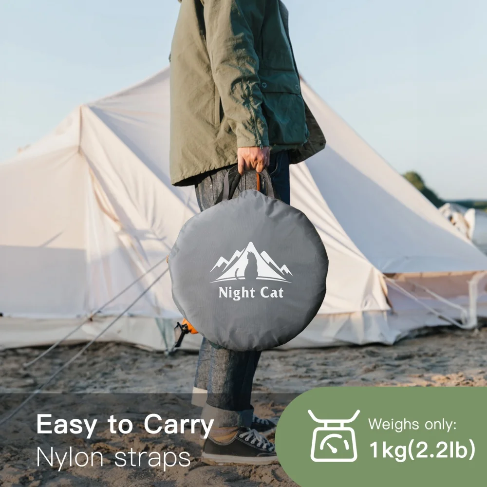 Night Cat Pop-Up Mosquito Tent - Image 5