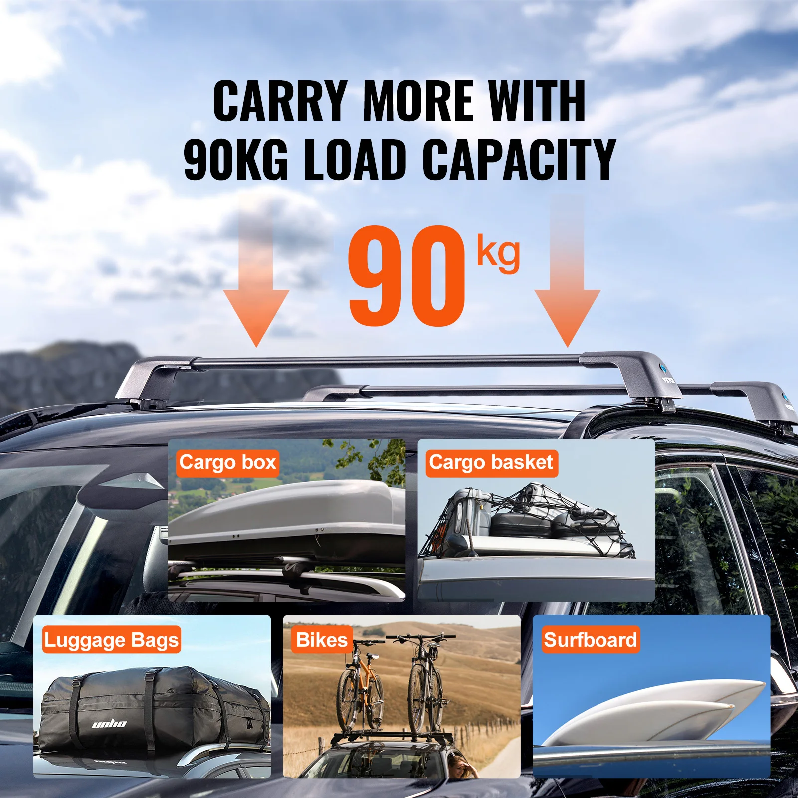 Universal Roof Rack Cross Bars - Image 5