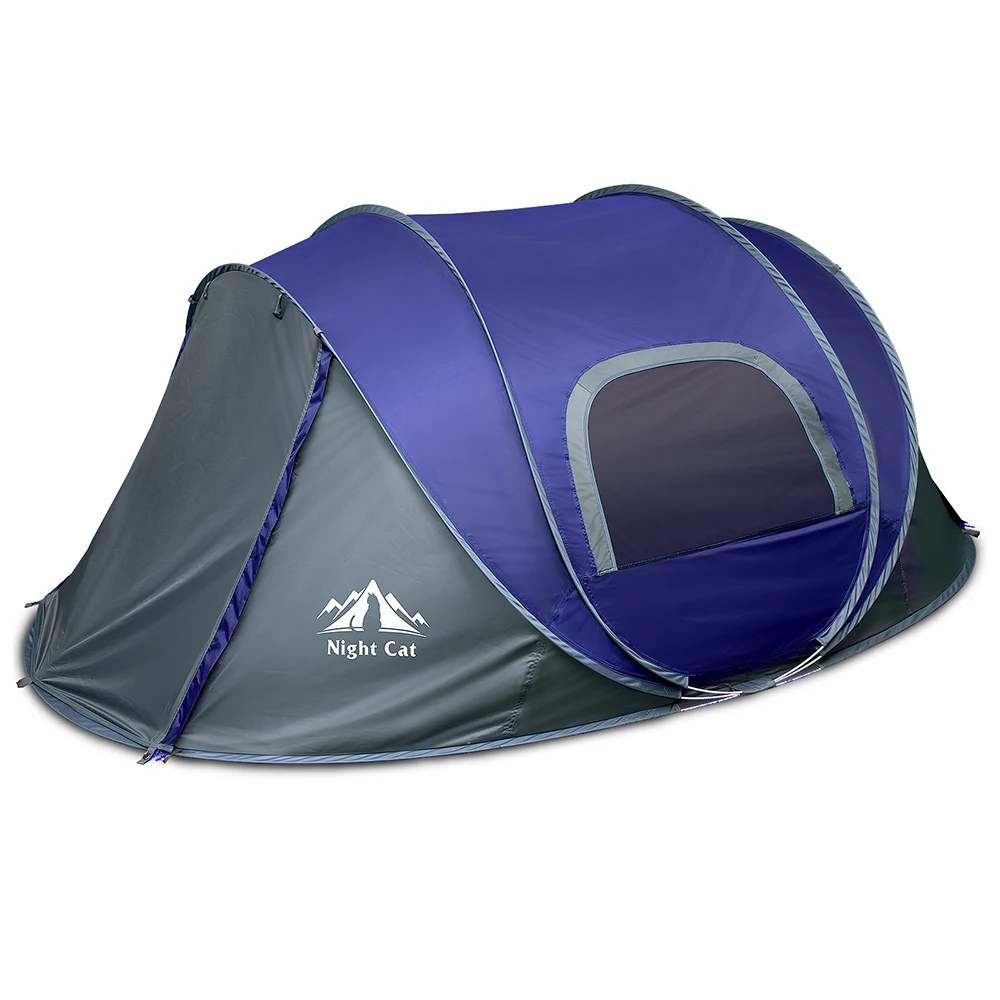 Night Cat Pop-Up Camping Tent